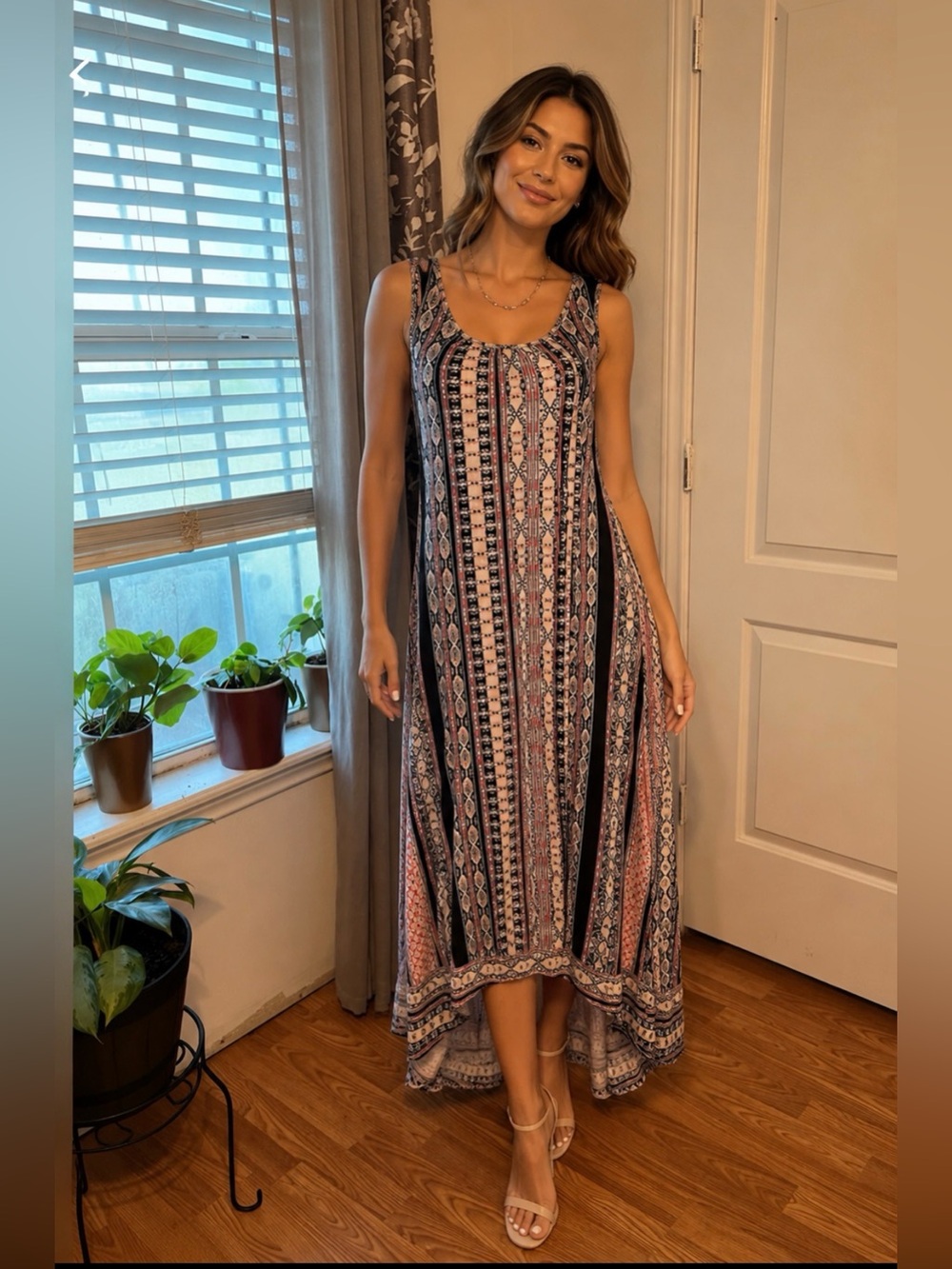 🌺Style & Co maxi high low dress. Size small. 🌺